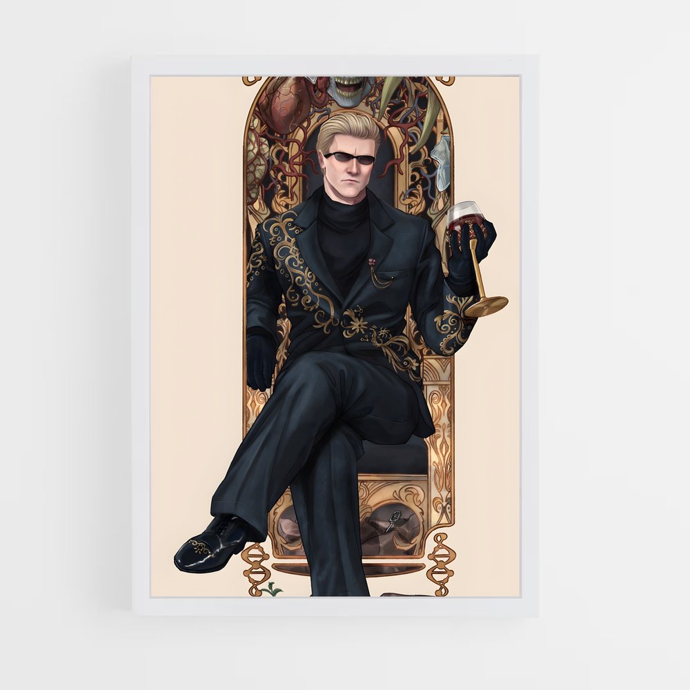 Poster Le Trône d'Albert – affiche Resident Evil (vue 3)